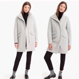 JCrew Toscana Coat in Italian stadium-cloth wool blend